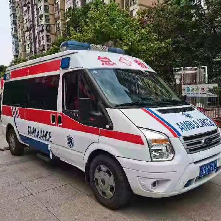 句容长途救护车护送病人返乡
